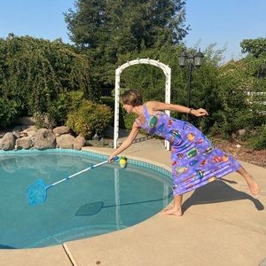 Dress with Tropical Fish